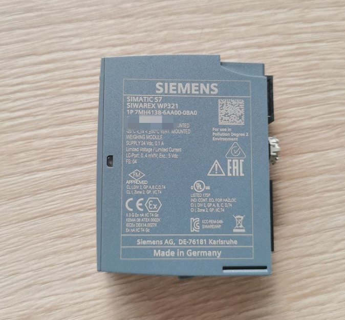 西門(mén)子SIWAREX WP321電子稱重系統(tǒng)7MH4138-6AA00-0BA0稱重模塊